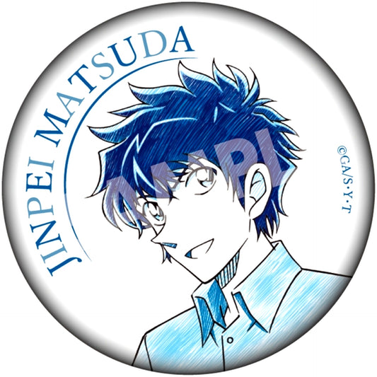 Detective Conan Pencil Art Button Collection Vol.8 Jinpei Matsuda Goods - Badge [NEW]