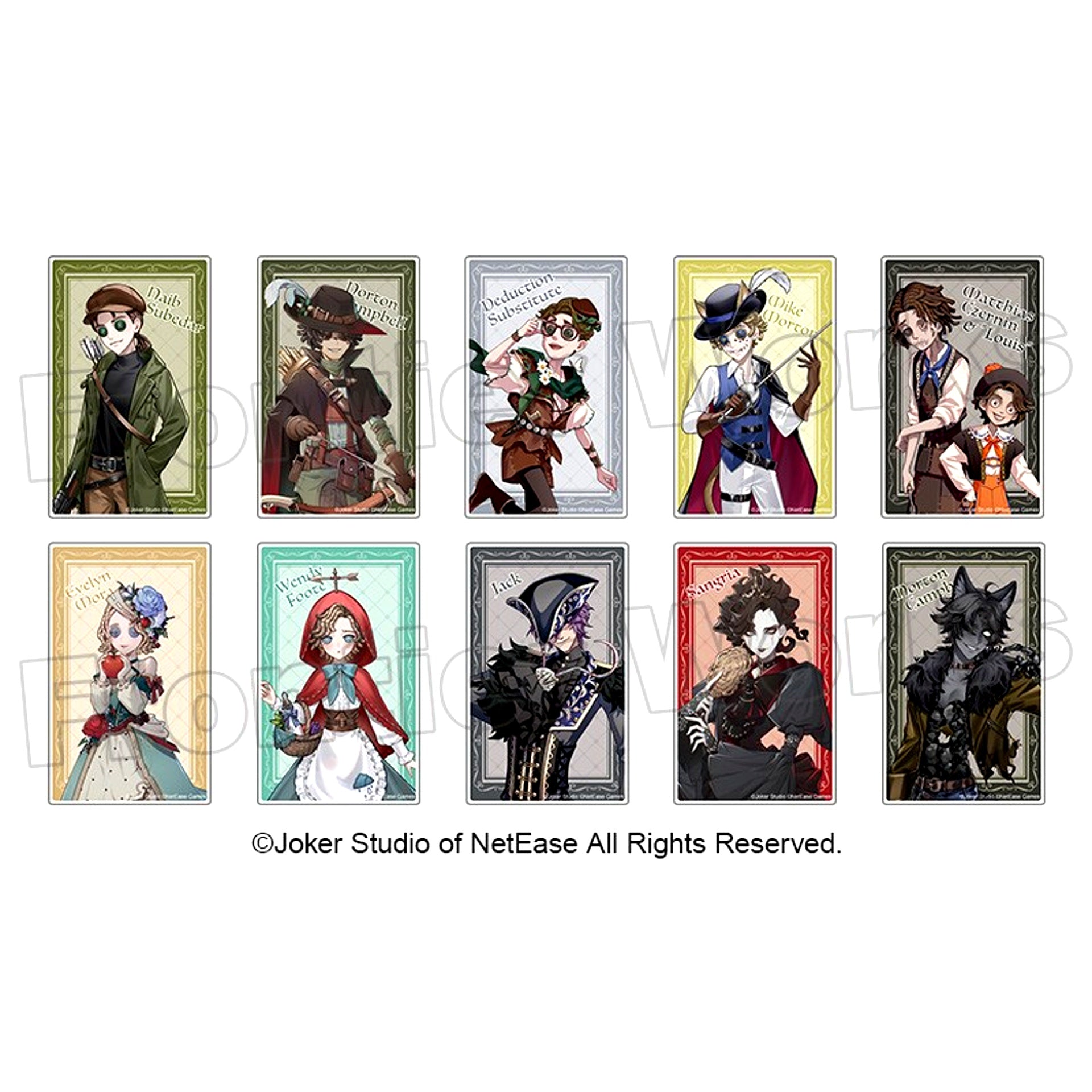 Identity V Fairy Tale Collection Trading Acrylic Magnet [NEW]