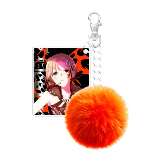 THE IDOLM@STER SHINY COLORS Song for Prism SUPER DUPER DREAMER / BEAST MODE Acrylic Keychain with Fur (Asahi Serizawa) [NEW]