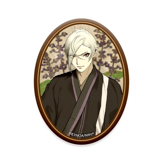 Touken Ranbu ONLINE Hanakoyomi Picture Scroll (Part 3) Button Hizamaru Goods - Badge Resale [NEW]
