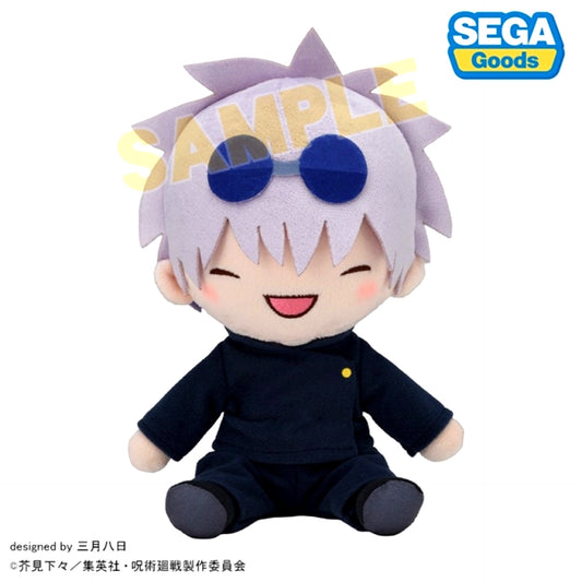 Anime Jujutsu Kaisen 5th Anniversary Hidden Inventory / Premature Death Satoru Gojo Fuwa Puchi Plush (M) [NEW]