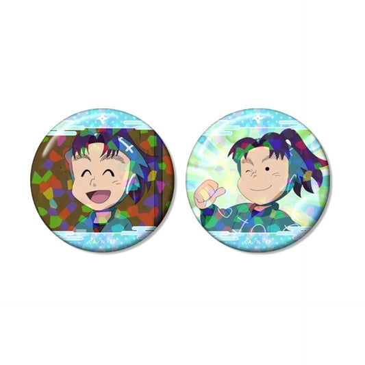 Nintama Rantaro Danzo Kato Scene Photo Hologram Can Badge Set of 2 [NEW]