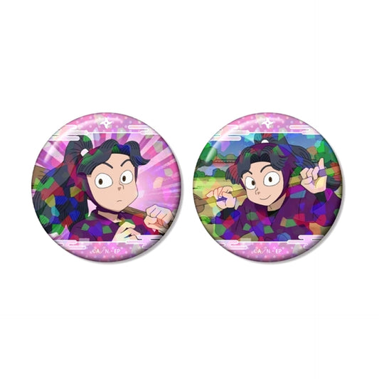 Nintama Rantaro Kihachiro Ayabe Scene Photo Hologram Can Badge Set of 2 [NEW]