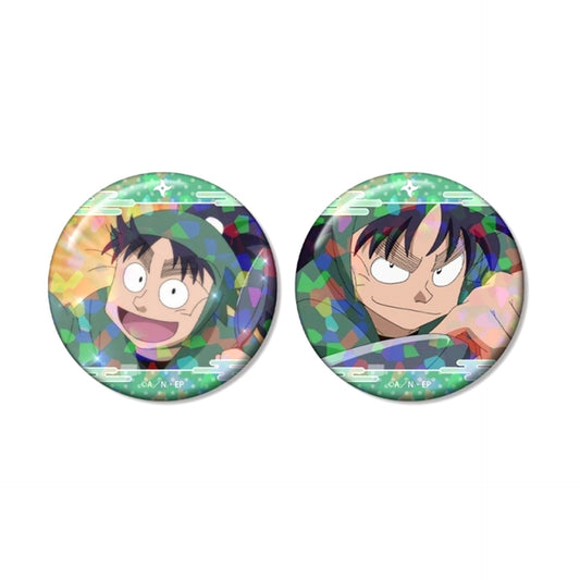 Nintama Rantaro Koheita Nanamatsu Scene Photo Hologram Can Badge Set of 2 [NEW]