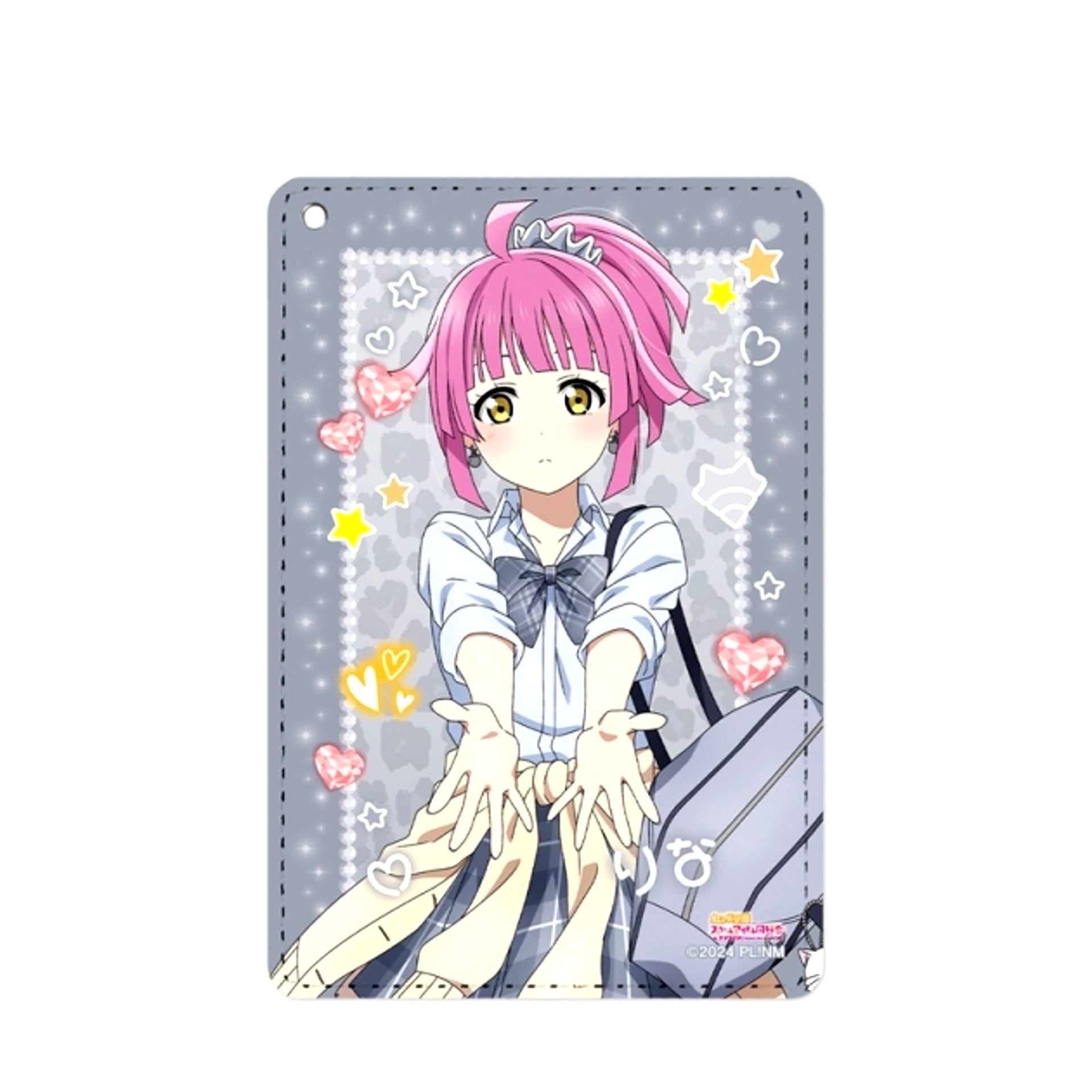 Love Live! Nijigasaki High School Idol Club Newly Drawn Rina Tennoji Gal Uniform ver. 1-Pocket Pass Case [NEW]