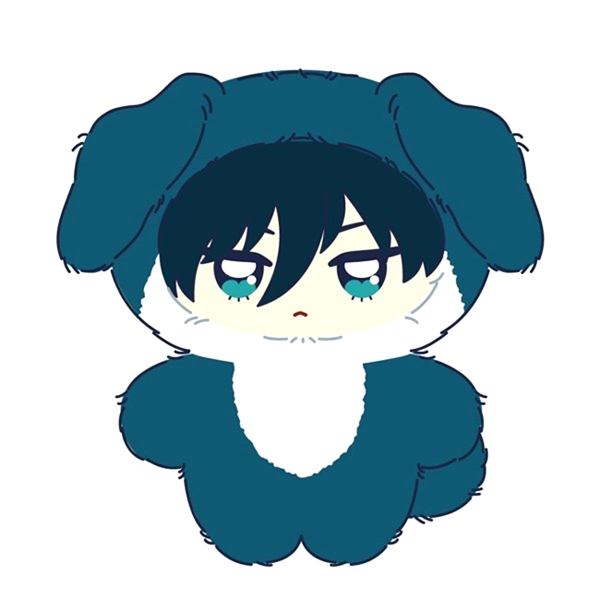 TV Anime Blue Lock Chimikemo Mascot 2. Rin Itoshi Goods - Mascot Resale [NEW]