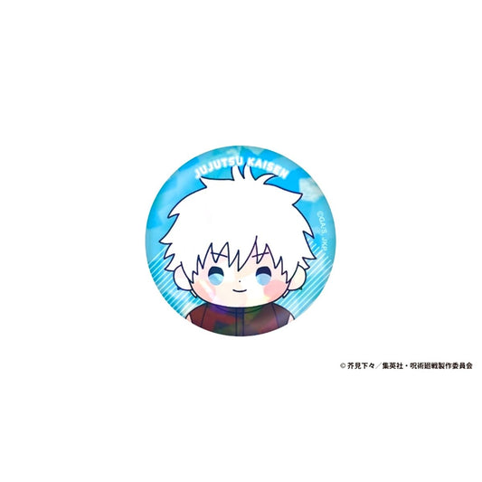 Anime Jujutsu Kaisen 5th Anniversary Mochibi Hologram Can Badge Satoru Gojo [NEW]