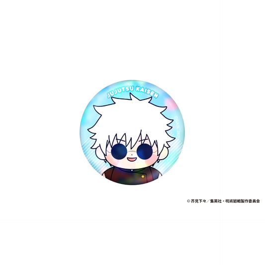 Anime Jujutsu Kaisen 5th Anniversary Hidden Inventory / Premature Death Mochibi Hologram Can Badge Satoru Gojo (Hidden Inventory / Premature Death) [NEW]