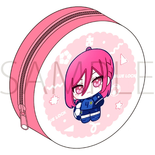 Blue Lock Season 2 Manmaru Round Pouch / Hyoma Chigiri Nui Pal Skip [NEW]
