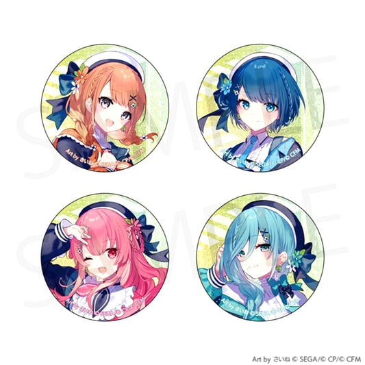 Hatsune Miku: Colorful Stage! Project Sekai Unit Fan Meeting Glitter Can Badge Set [MORE MORE JUMP!] [NEW]