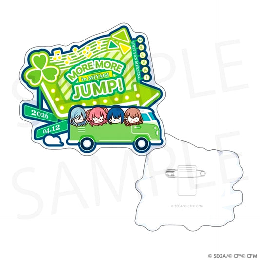 Hatsune Miku: Colorful Stage! Project Sekai Unit Fan Meeting Acrylic Badge [MORE MORE JUMP!] [NEW]