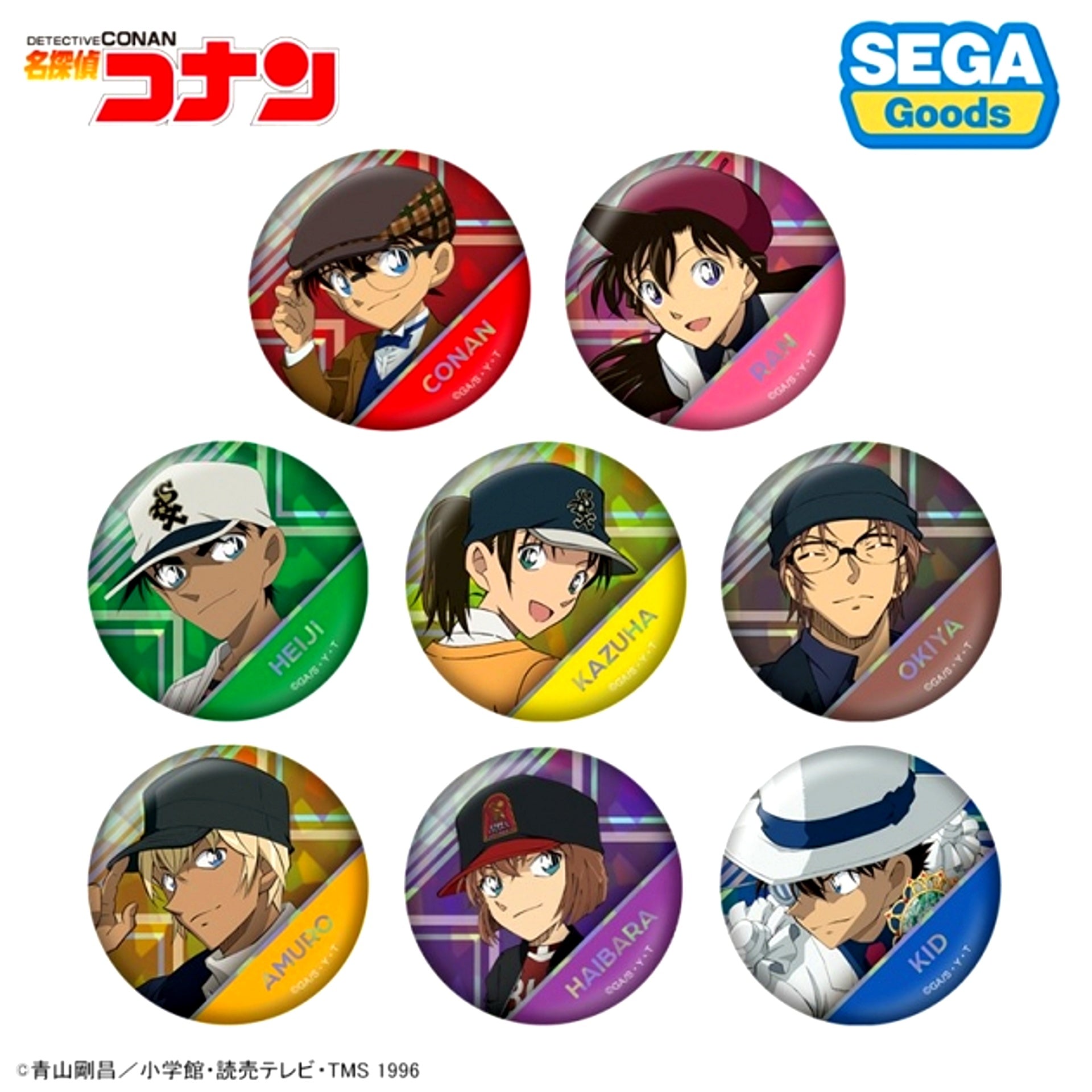 Detective Conan Visual Hologram Can Badge Vol.2 [NEW]