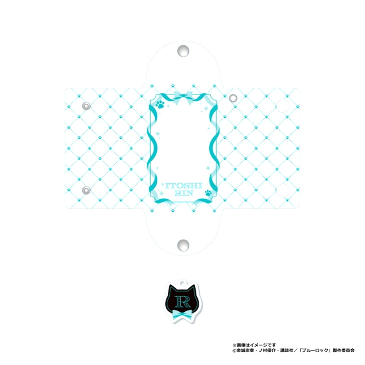 Blue Lock Name-Inscribed Clear Multi Case Rin Itoshi (Cat Butler) [NEW]