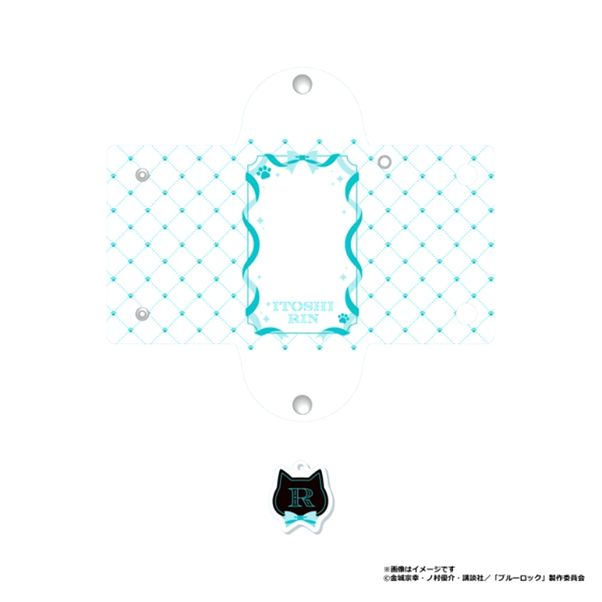 Blue Lock Name-Inscribed Clear Multi Case Rin Itoshi (Cat Butler) [NEW]
