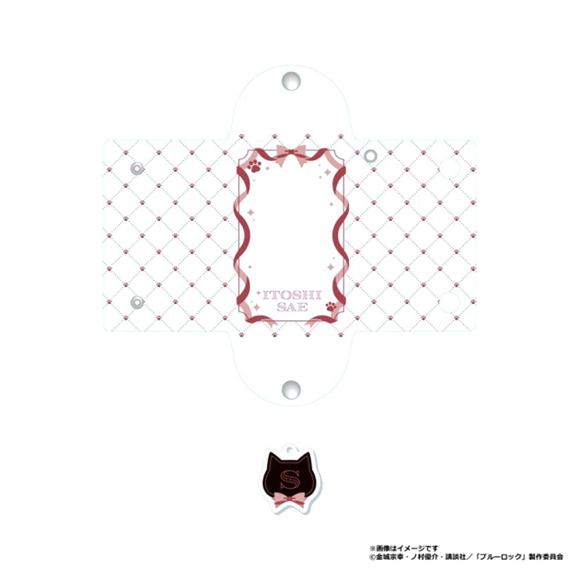 Blue Lock Clear Multi Case with Name Sae Itoshi (Cat Butler) [NEW]