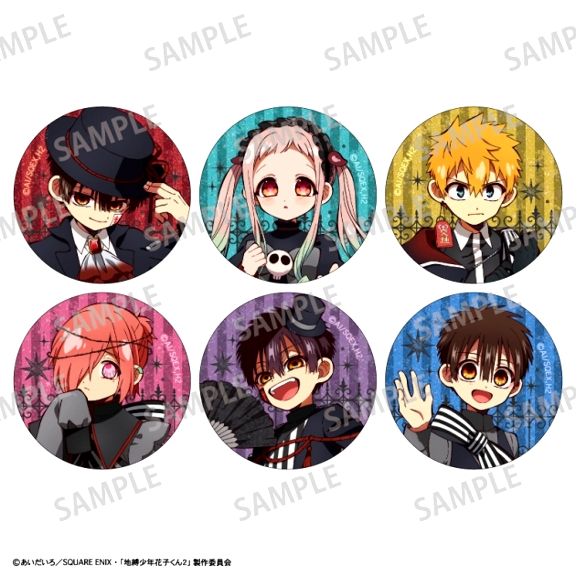 TV Anime Toilet-Bound Hanako-kun 2 Trading Glitter Can Badge / Gothic Style (Animate Bonus Included) (Animate Advance Sale) [NEW]