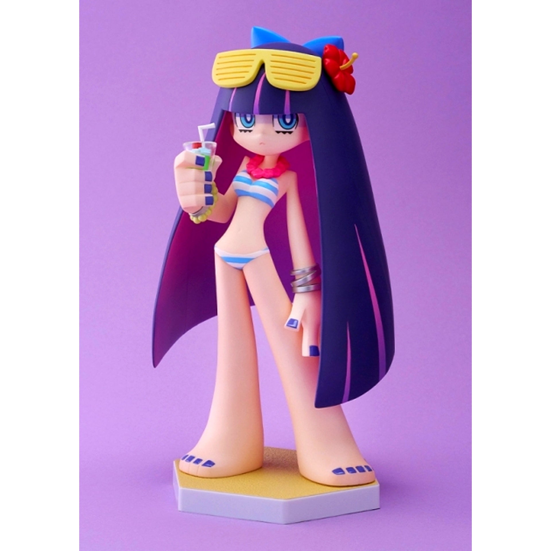 New PANTY & STOCKING with GARTERBELT POP UP PARADE BEACH QUEENS Stocking L size Complete Figure [NEW]