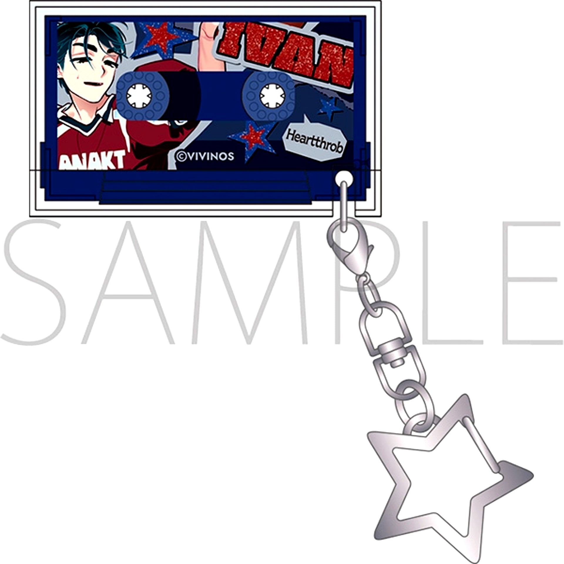 ALIEN STAGE Cassette-Shaped Keychain / IVAN Find your Plus One! [NEW]