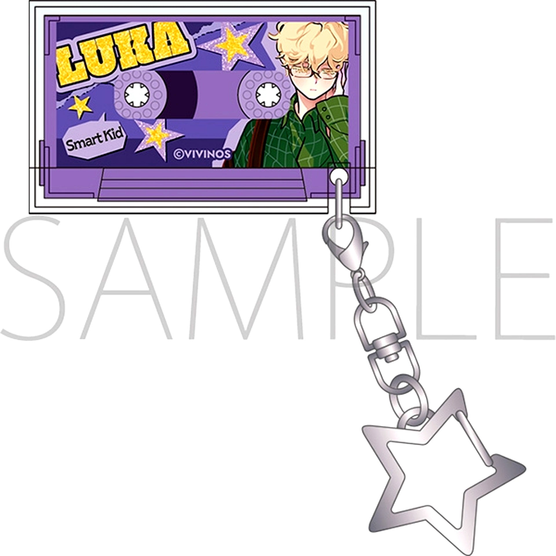 ALIEN STAGE Cassette-Shaped Keychain / LUKA Find your Plus One! [NEW]