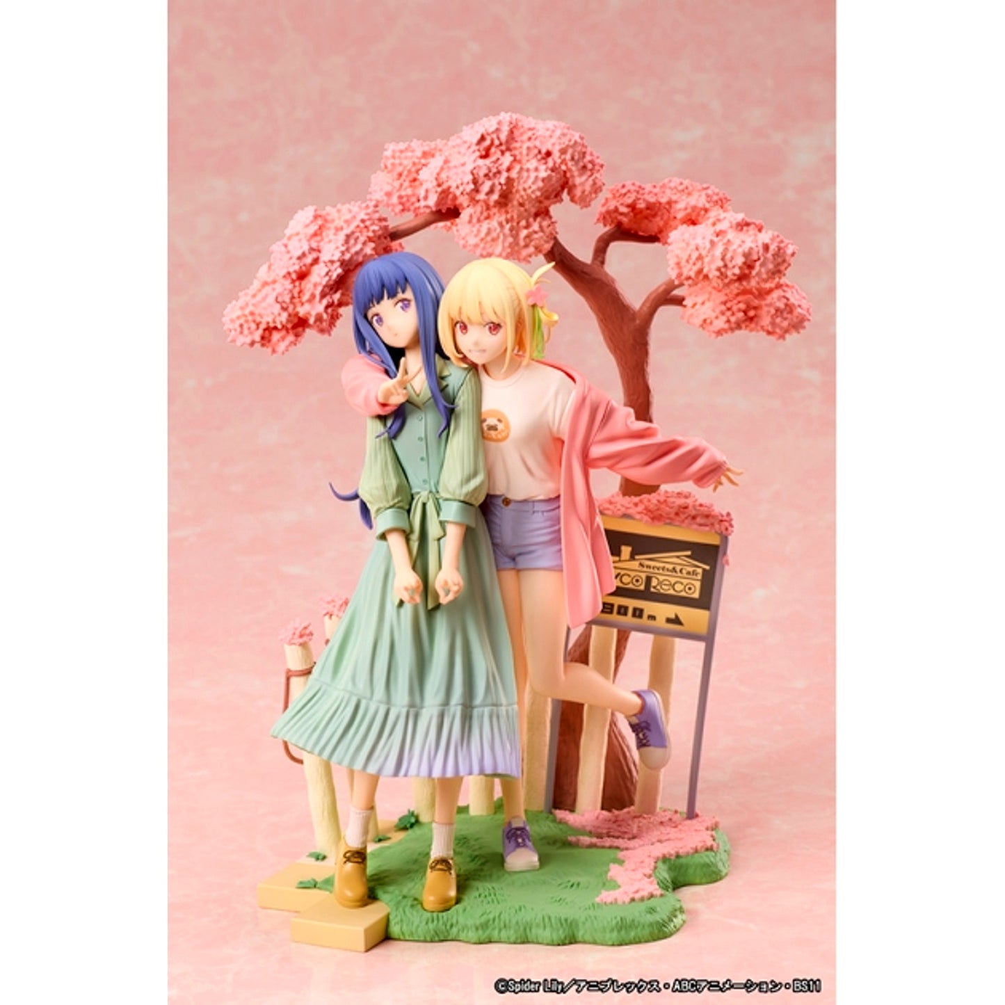 TV Anime Lycoris Recoil Chisato Nishikigi & Takina Inoue Spring Ver. Non-Scale Figure [NEW]