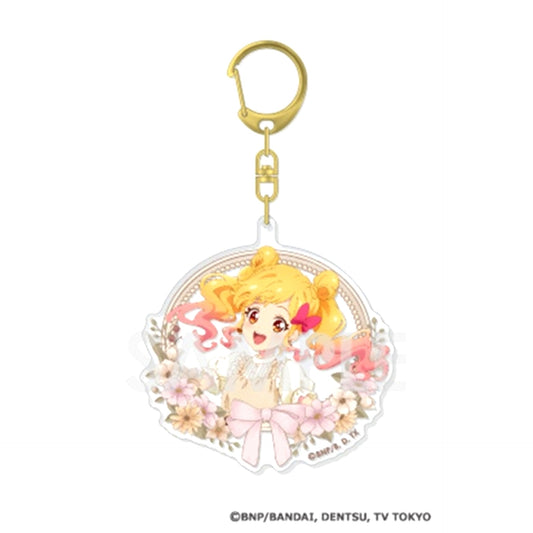 Aikatsu! Series Acrylic Keychain -Sepia La Mode- 1. Yume Nijino (Animate Limited) [NEW]