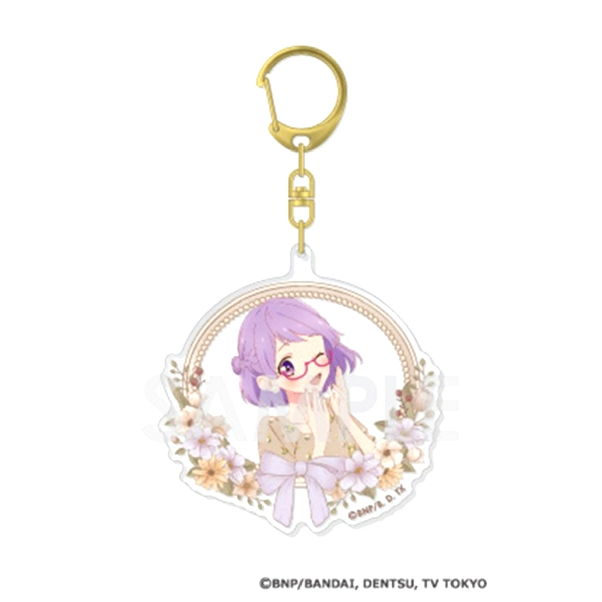 Aikatsu! Series Acrylic Keychain -Sepia La Mode- 5. Koharu Nanakura (Animate Limited) [NEW]