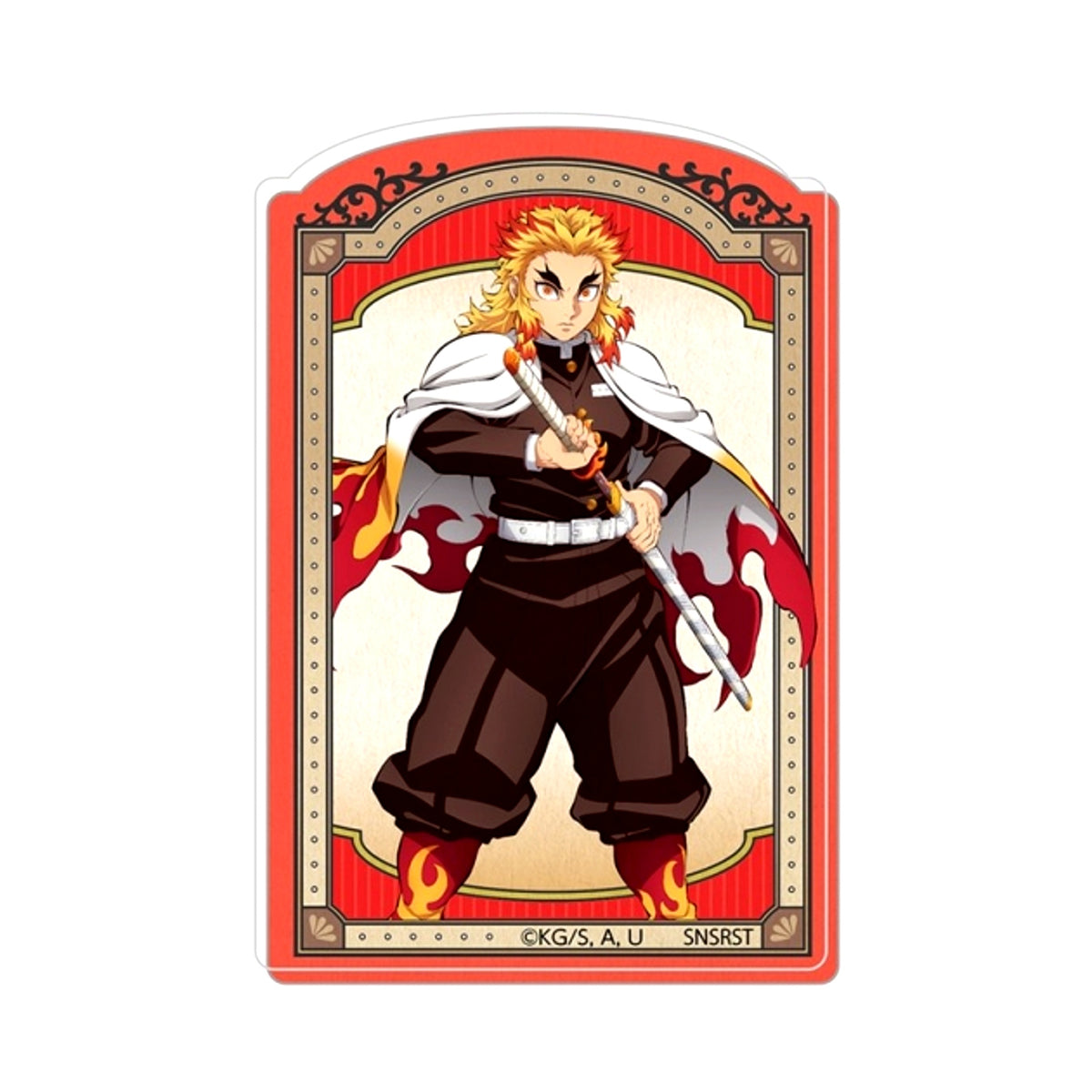 Demon Slayer: Kimetsu no Yaiba Acrylic Magnet Kyojuro Rengoku (Reissue) [NEW]