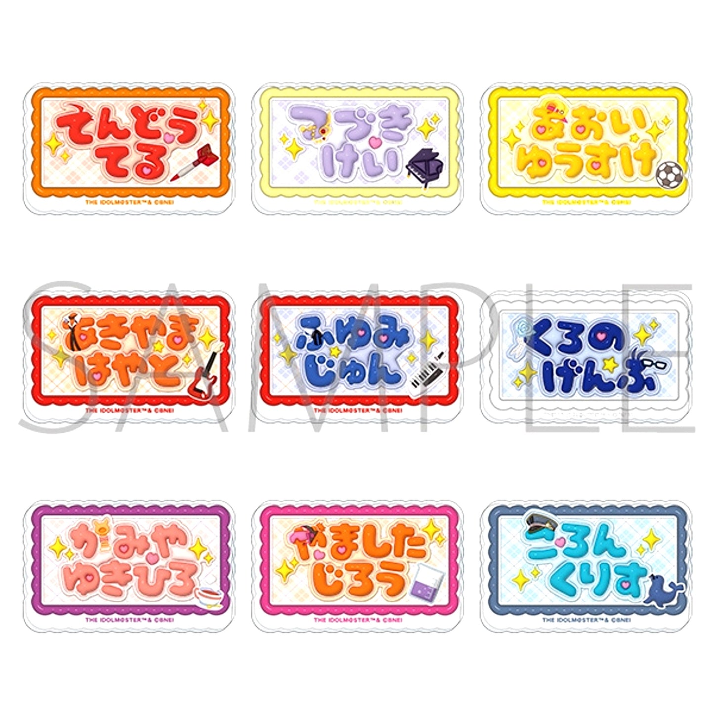 THE IDOLM@STER SideM Name Badge Collection / Remember Shot Vol.2 [NEW]