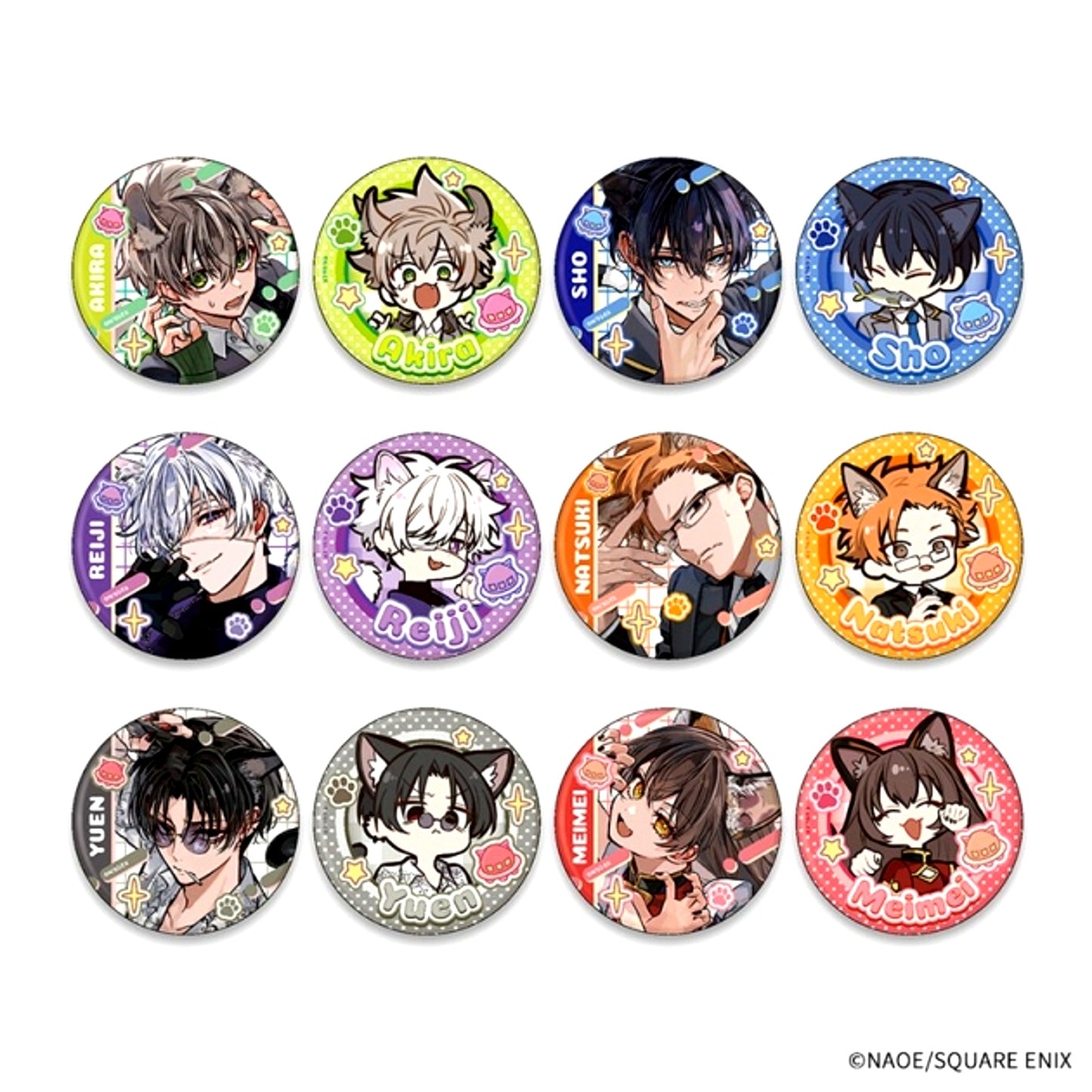Tokyo Aliens Trading Can Badge (Nekokko) [NEW]
