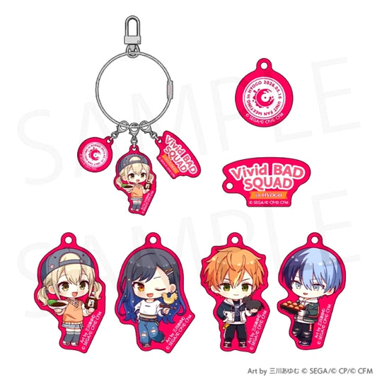 Hatsune Miku: Colorful Stage! Unit Fan Meeting Acrylic Charm Set [Vivid BAD SQUAD] [NEW]