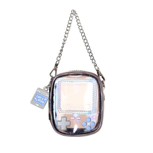 Non-Character Original Osel Handheld Game Style Plush Pouch (S) BK (Black) [NEW]
