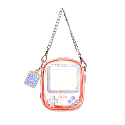 Non-Character Original Osel Handheld Game Style Plush Pouch (S) OR (Orange) [NEW]