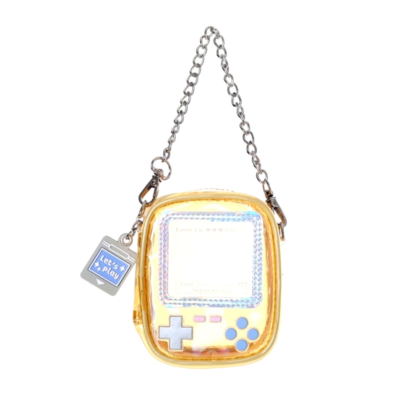 Non-Character Original Osel Handheld Game Style Plush Pouch (S) YE (Yellow) [NEW]