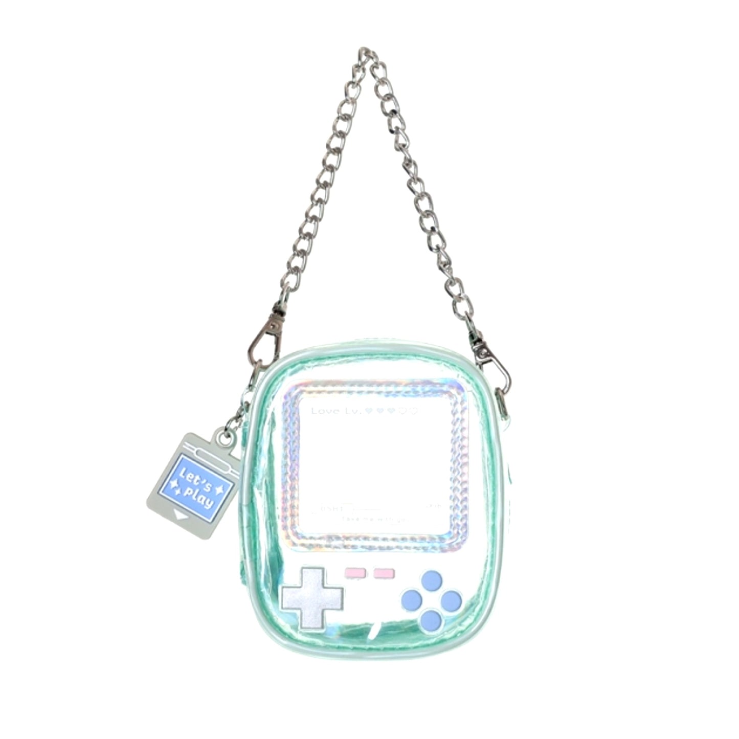 Non-Character Original Osel Handheld Game Style Plush Pouch (S) GR (Green) [NEW]