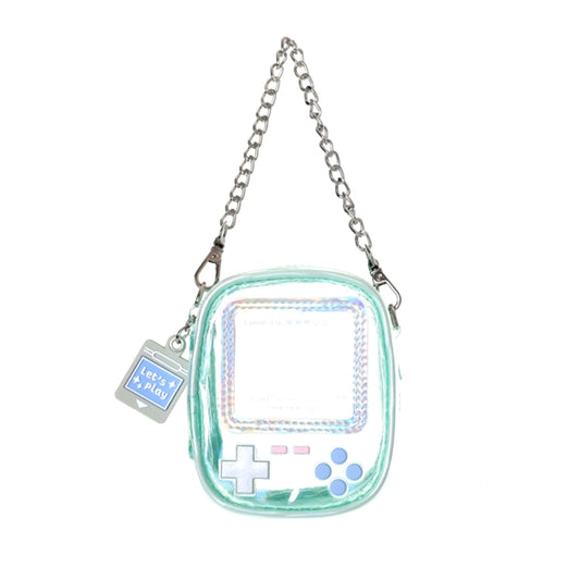 Non-Character Original Osel Handheld Game Style Plush Pouch (S) GR (Green) [NEW]