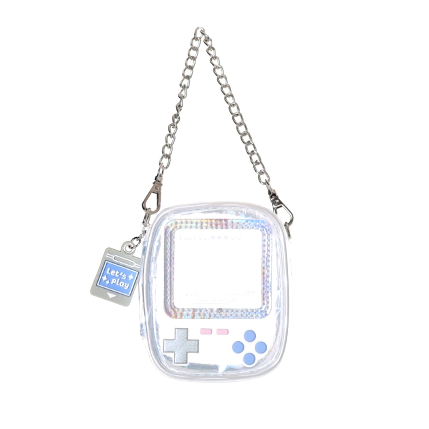 Non-Character Original Osel Handheld Game Style Plush Pouch (S) CL (Clear) [NEW]