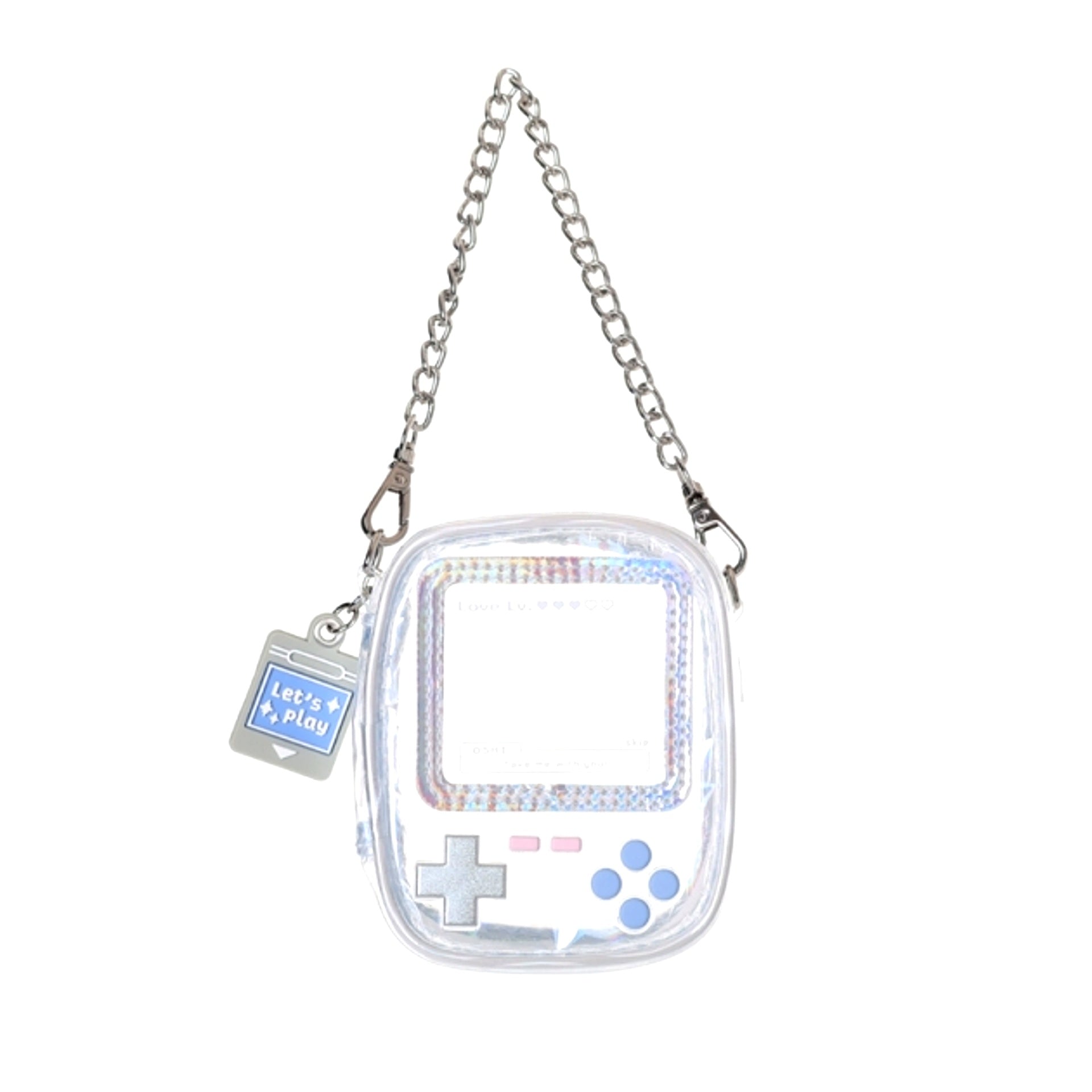 Non-Character Original Osel Handheld Game Style Plush Pouch (S) CL (Clear) [NEW]