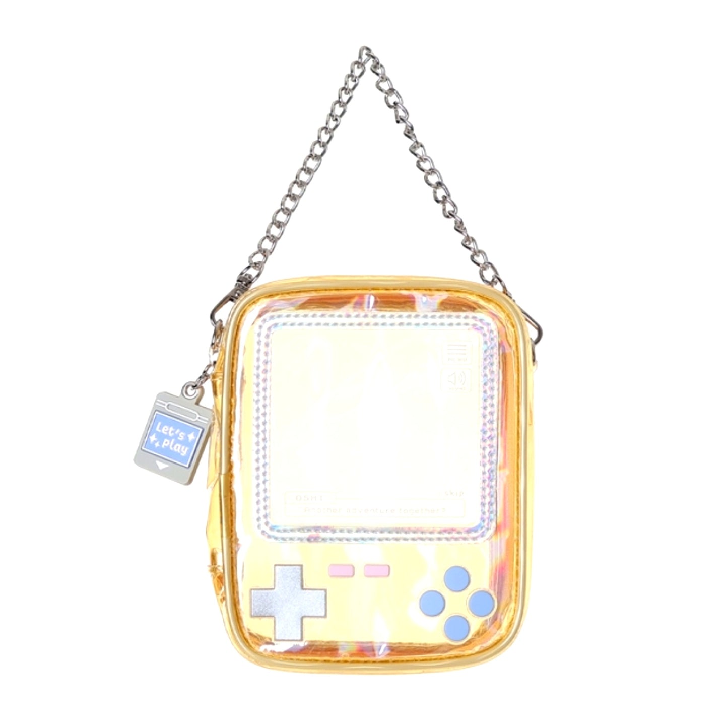 Non-Character Original Osel Handheld Game Style Plush Pouch (M) YE (Yellow) [NEW]