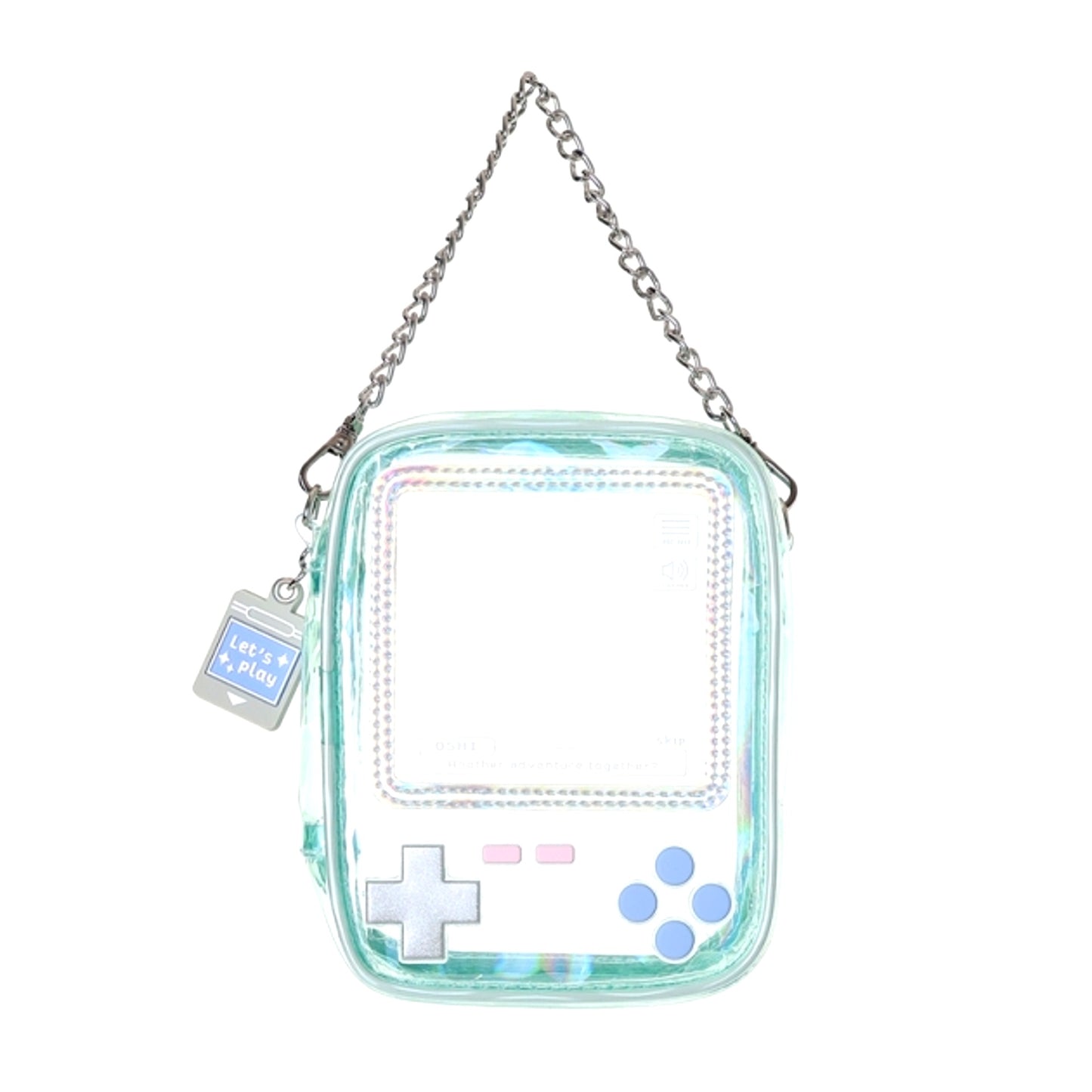 Non-Character Original Osel Handheld Game Style Plush Pouch (M) GR (Green) [NEW]