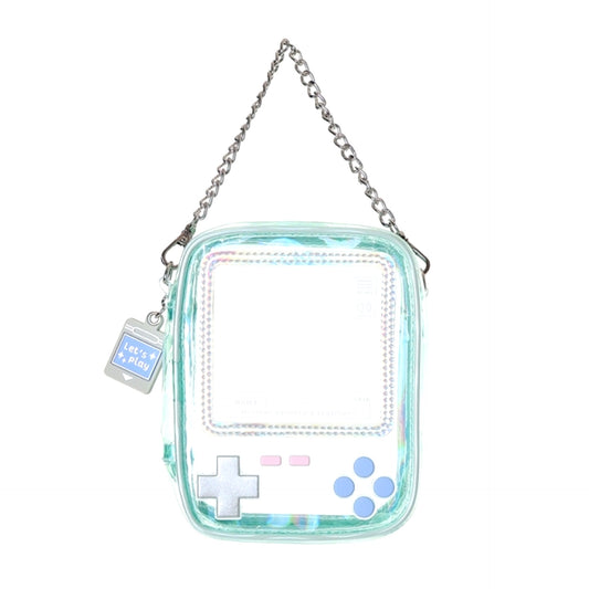 Non-Character Original Osel Handheld Game Style Plush Pouch (M) GR (Green) [NEW]