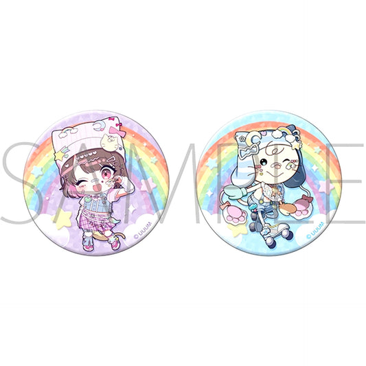 TAMAchan Can Badge Set / B Tama Mini Character & Omutsu-kun [NEW]