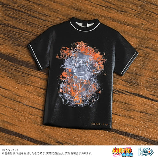 NARUTO Shippuden Studio Pierrot Style T-Shirt Shaped Metal Magnet Naruto Uzumaki [NEW]