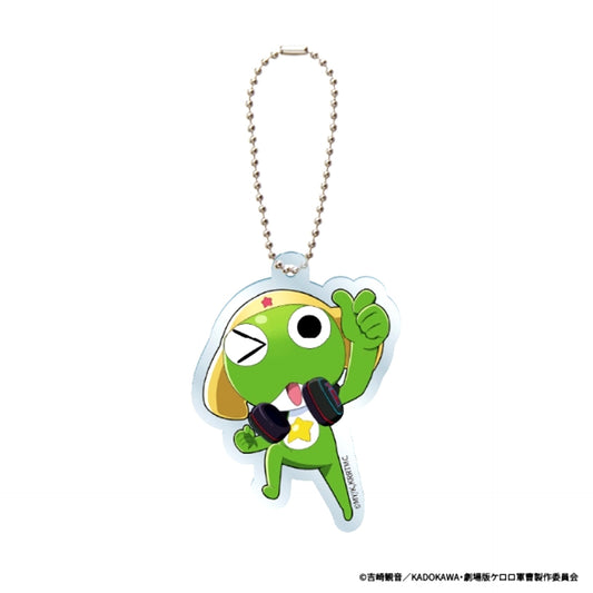 Sgt. Frog New Theatrical Movie -Upon Revival, Immediately Facing the Threat of Earth's Destruction!- x Karaoke-kan Acrylic Keychain (Keroro) [NEW]