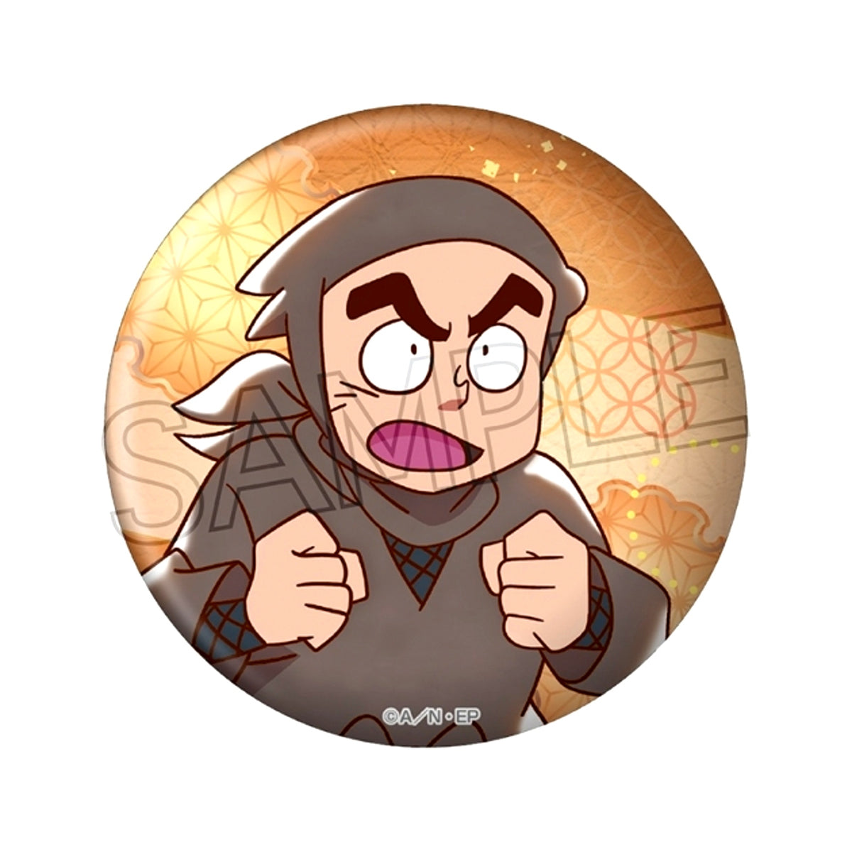 Nintama Rantaro Vintage Series Can Badge Vol.4 Sonnamon Moroizumi [NEW]