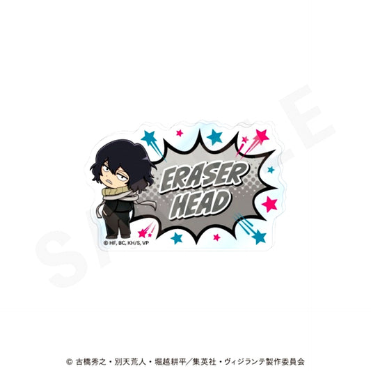 TV Anime My Hero Academia: Vigilantes Name Badge Mini Character ver. (Eraser Head) [NEW]
