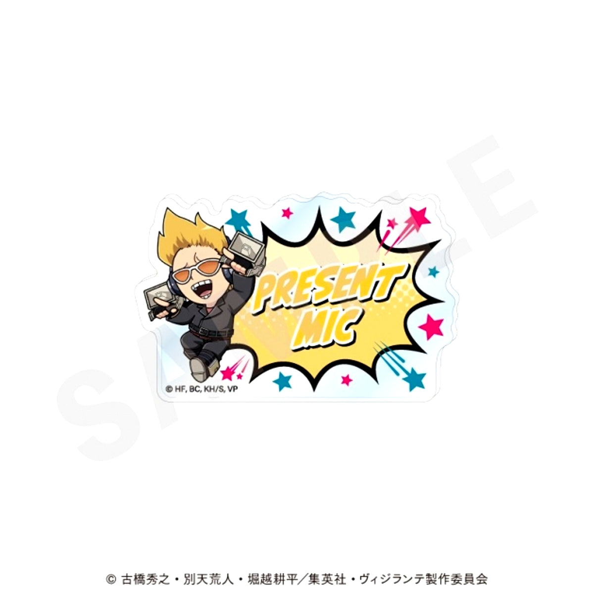 TV Anime My Hero Academia: Vigilantes Name Badge Mini Character ver. (Present Mic) [NEW]