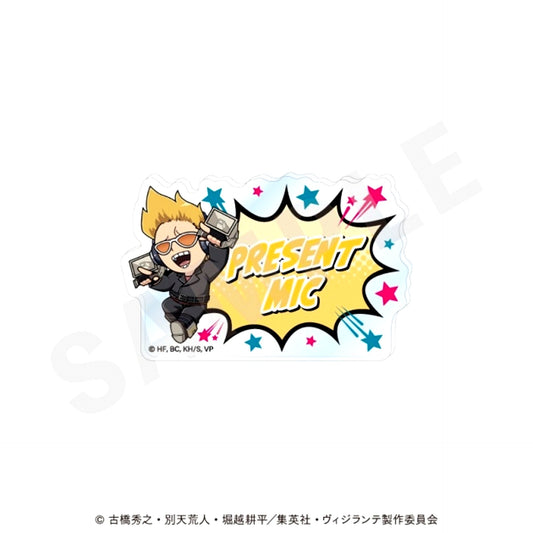 TV Anime My Hero Academia: Vigilantes Name Badge Mini Character ver. (Present Mic) [NEW]