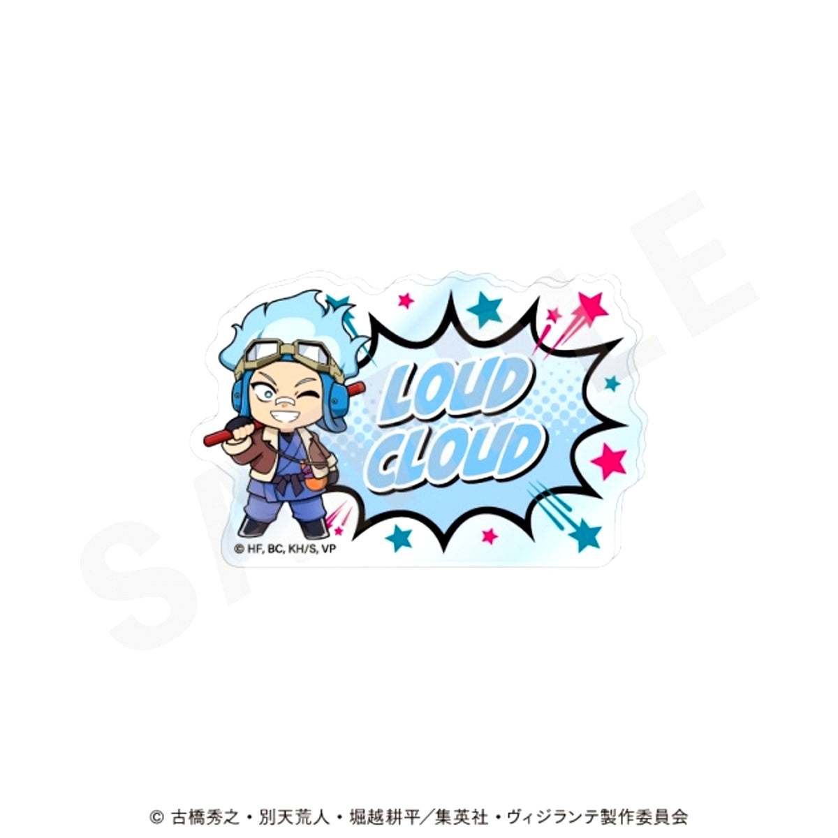 TV Anime My Hero Academia: Vigilantes Name Badge Mini Character ver. (Loud Cloud) [NEW]
