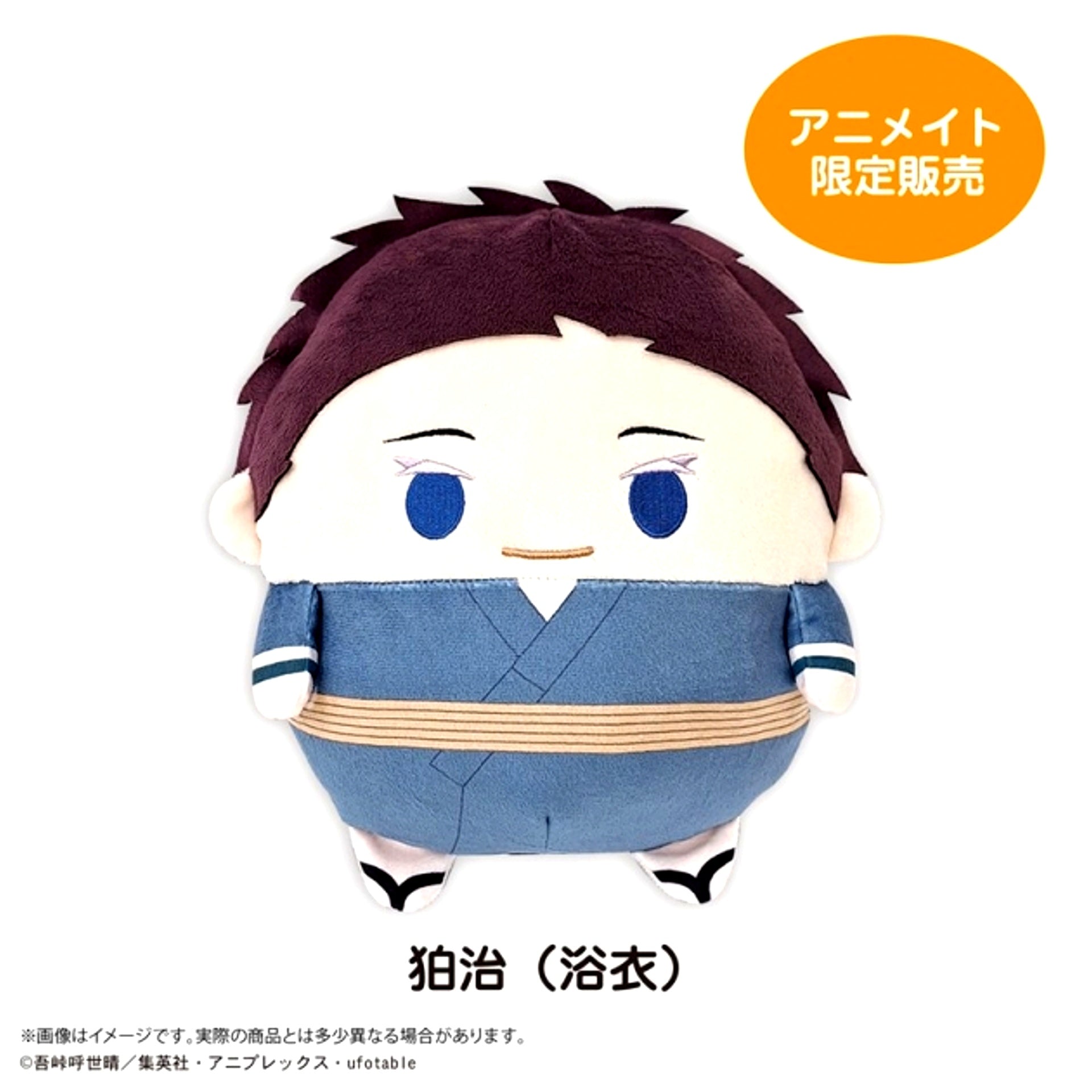 Demon Slayer: Kimetsu no Yaiba Fuwakororin Msize4 Hakuji (Yukata) Goods - Plush Toys animate Limited [NEW]