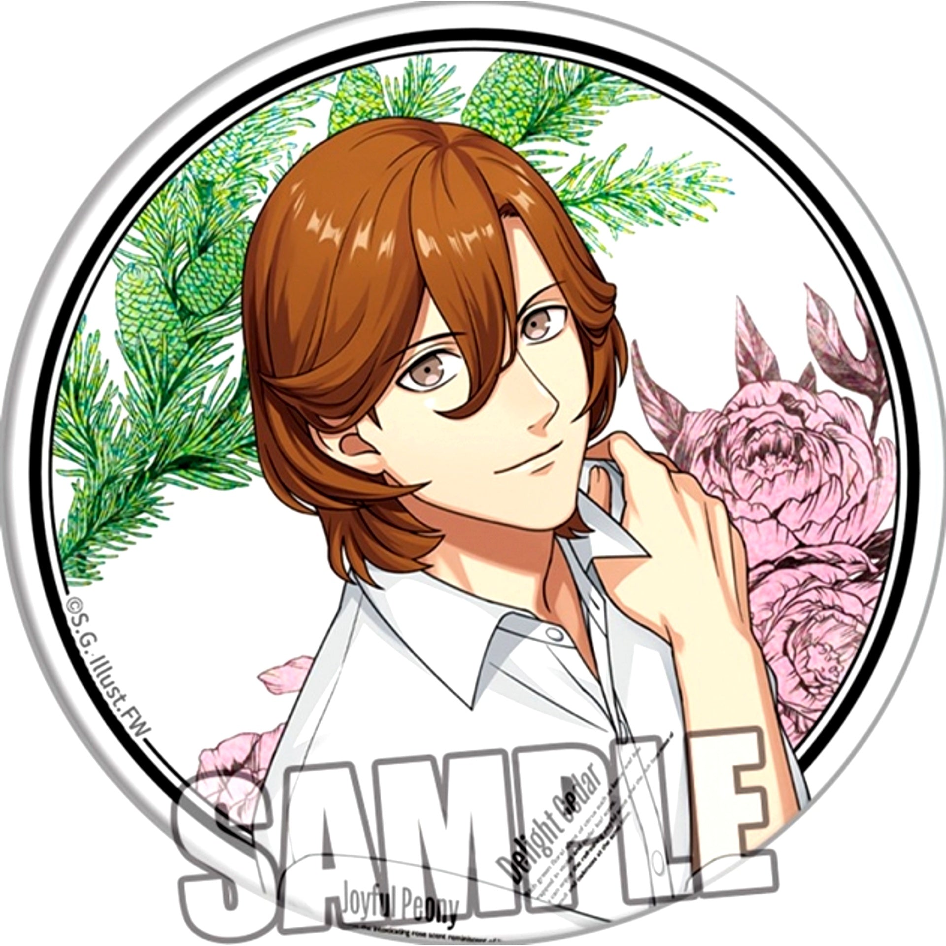Uta no Prince-sama BIG Hologram Can Badge Fragrance Pairing Ver. Reiji Kotobuki [NEW]